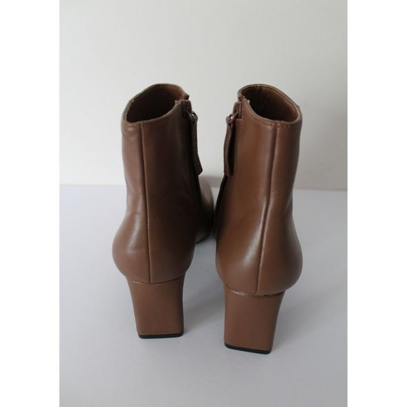 Oak + Fort 5627 Brown Leather Boot Size 8 - Picture 4 of 9